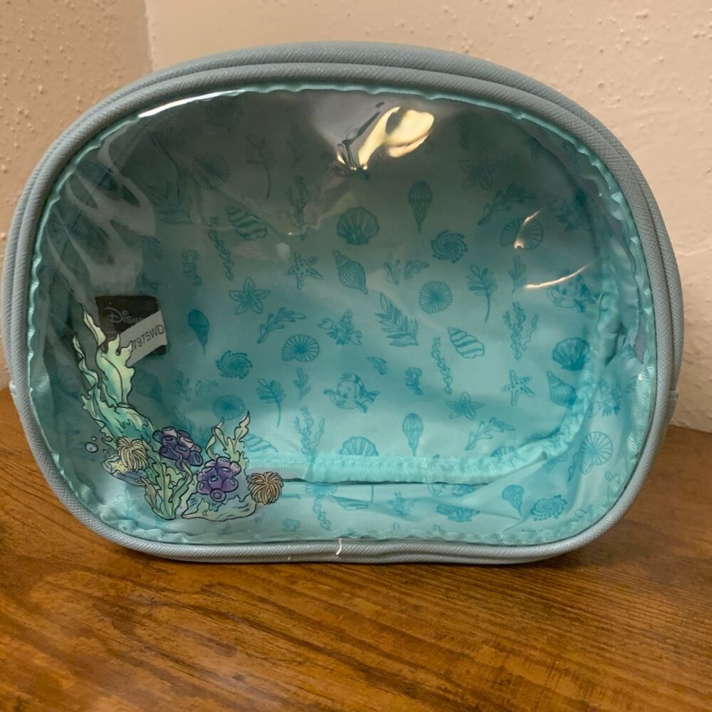 Disney Loungefly the Little Mermaid Travel Vanity Bag Pouch
